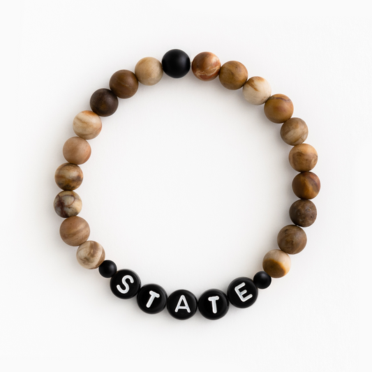 Mini Petrified Wood Bracelet