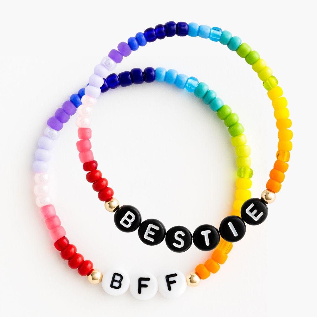 Bracelets for best 2025 friends with names