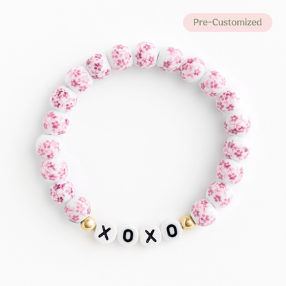 XOXO - Pink Porcelain Floral