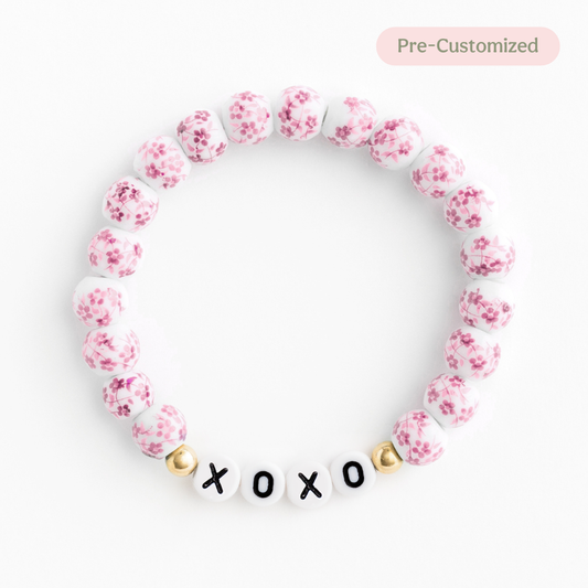 XOXO - Pink Porcelain Floral