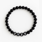 The Graduate's All Black Onyx Bracelet