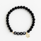 The MSPCA Black Onyx with End Beads