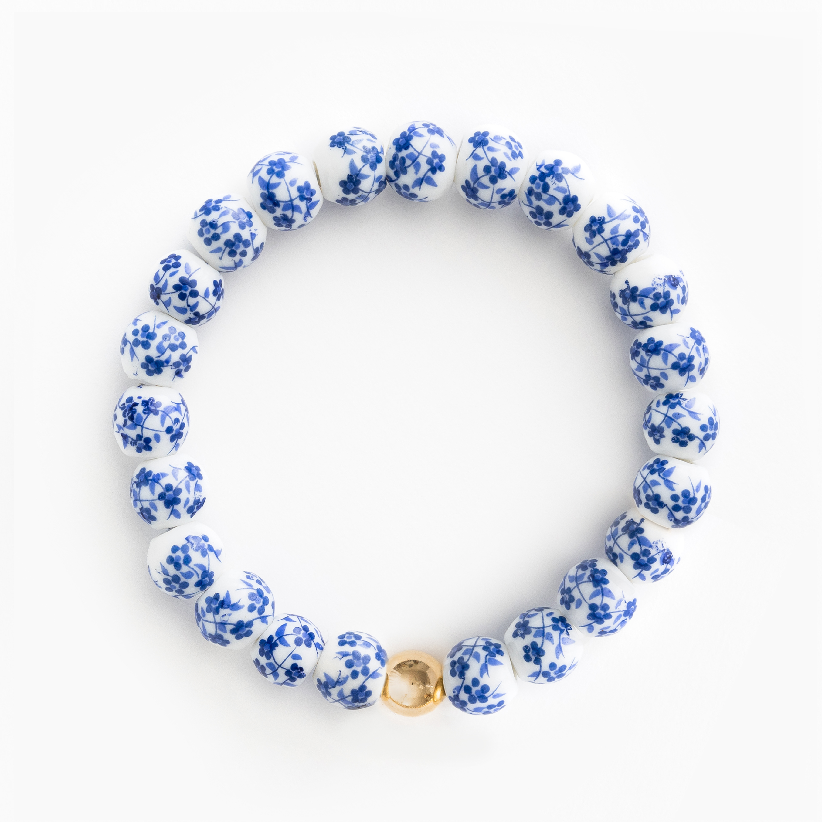 Porcelain Floral Stacker