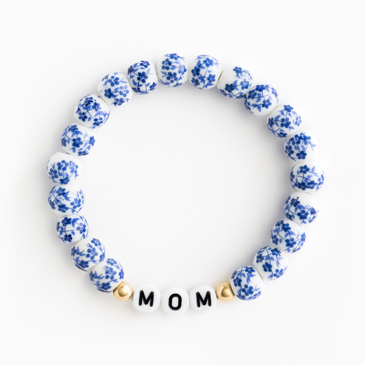 MOM - Blue Porcelain Floral