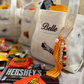 Candy Corn Gingham Bag Charm
