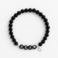 The MSPCA Black Onyx with End Beads
