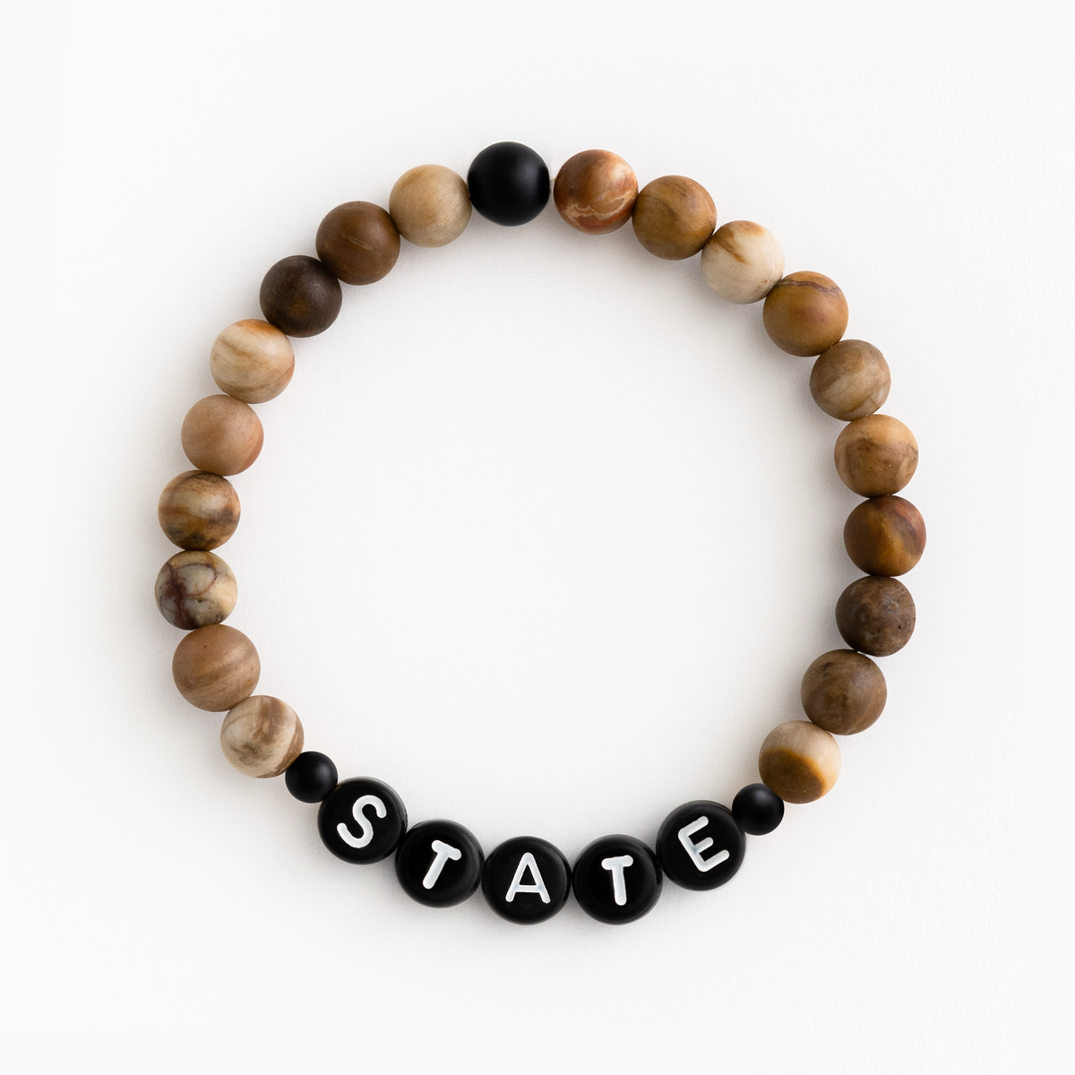 Mini Petrified Wood Bracelet