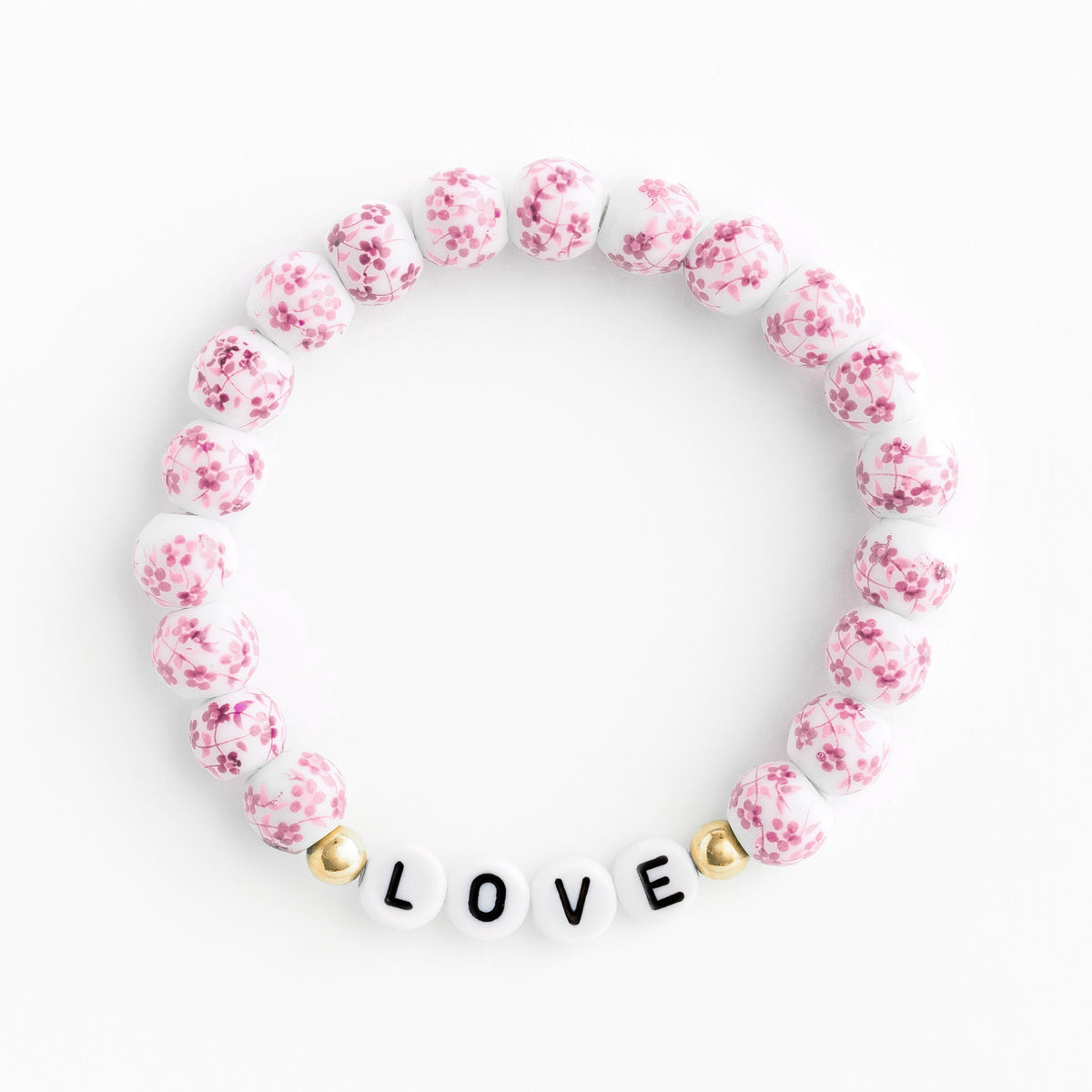 Porcelain Floral Bracelet