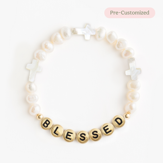 BLESSED - Pearls of Prayer Bracelet