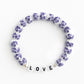 LOVE - Purple Porcelain Floral