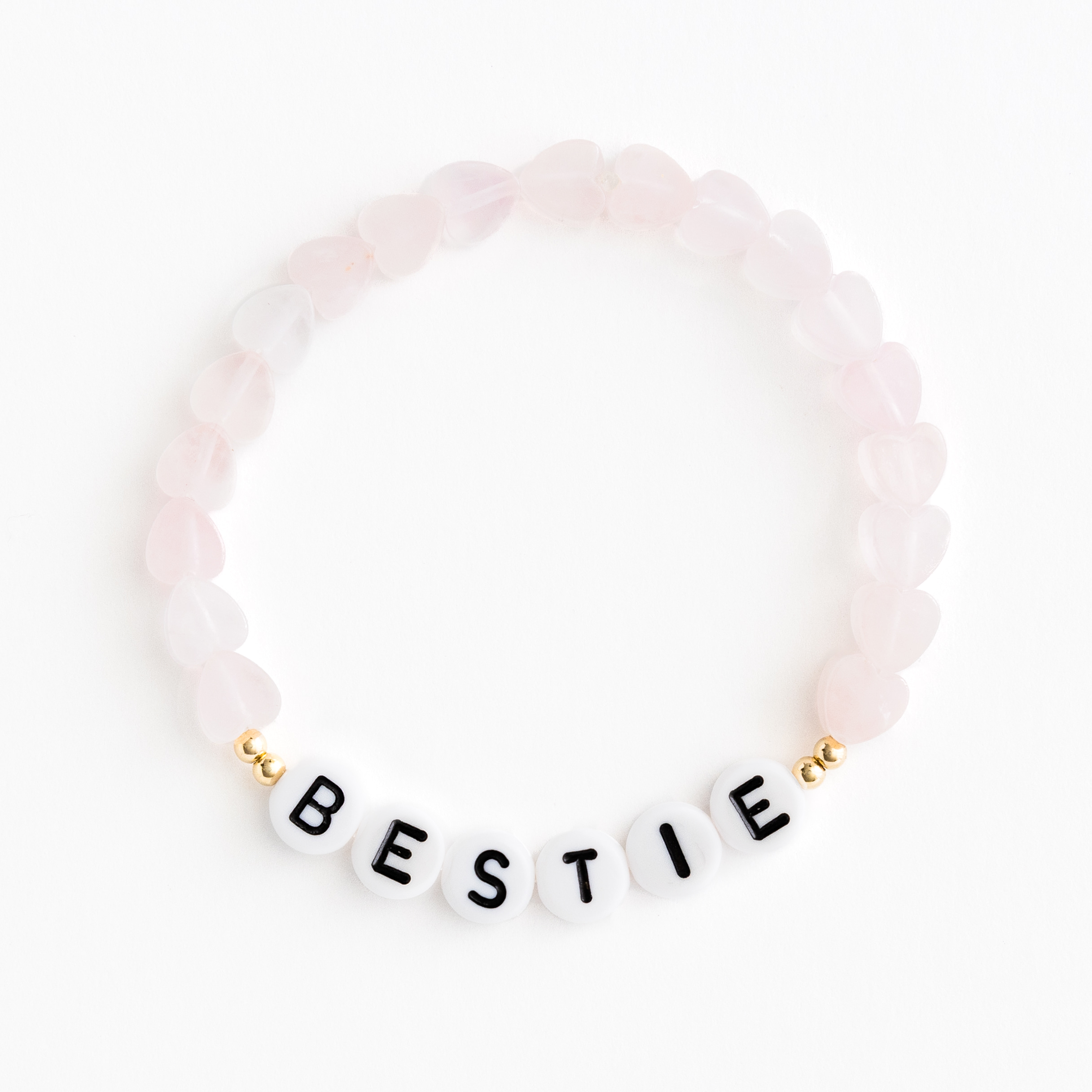 Quartz Hearts Bracelet