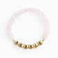 The Rose Quartz Hearts Bracelet