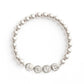 The Sterling Silver with End Beads Bracelet