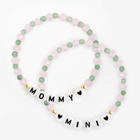 Mommy & Me Blush and Sage Set