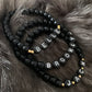 Black Onyx with End Beads