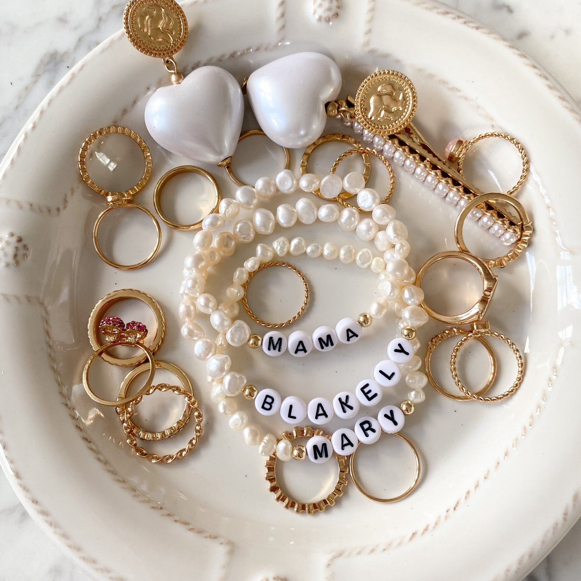 The Mini Pearl Bracelet – Names For Good