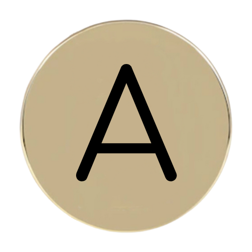 Enamel Letters