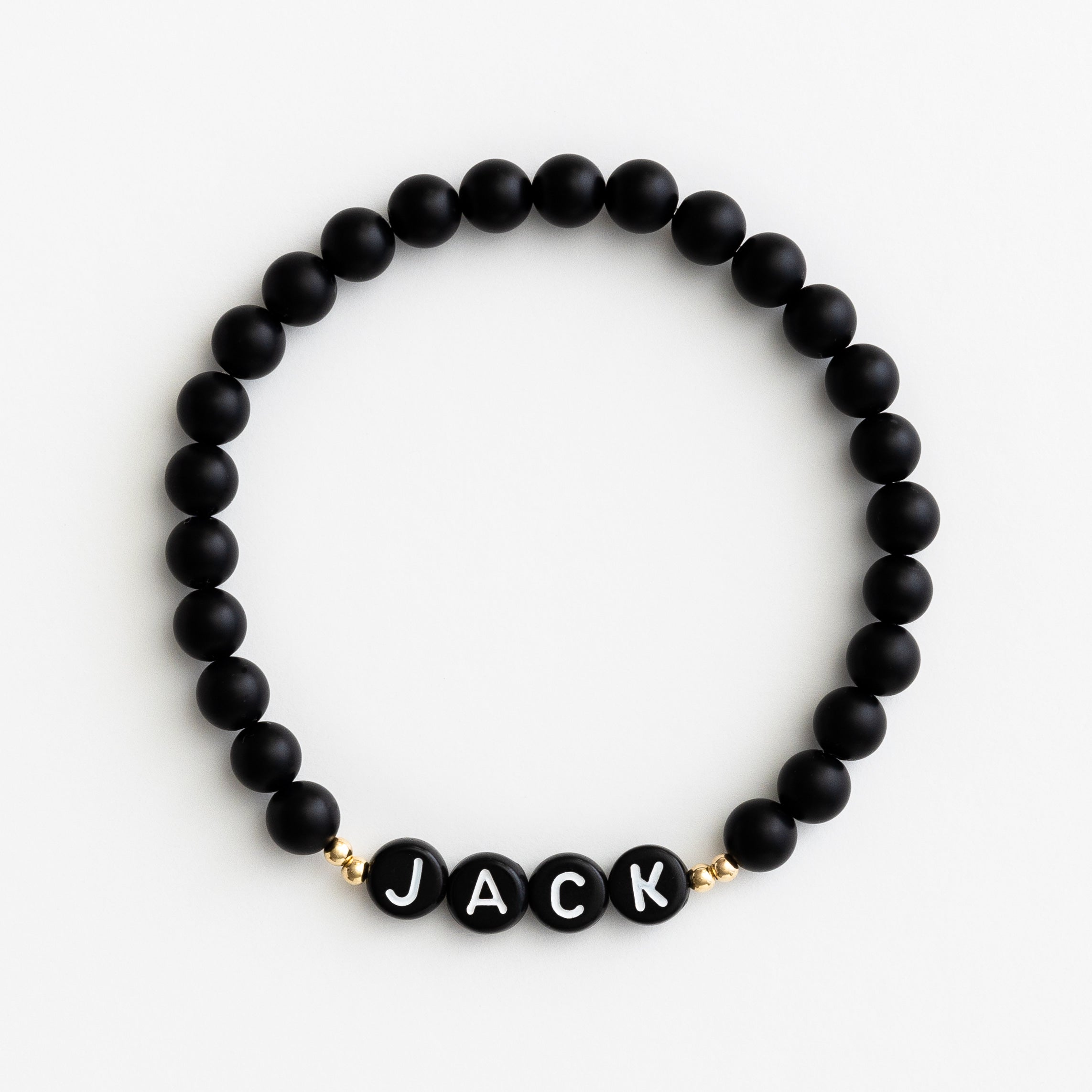 Onyx End Beads Bracelet