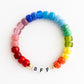 The Rainbow Puff Bracelet