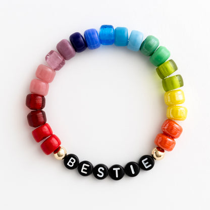 The Rainbow Puff Bracelet