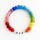 The Rainbow Puff Bracelet